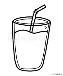 Glass Of Milk Or Water Cartoon Vector And Illustration Black And White Hand Drawn Sketch Style Isolated On White Background Buy This Stock Vector And Explore Similar Vectors At Adobe Go on and make your first 3d drawing! hand drawn sketch style