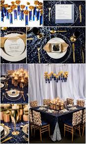 Vibrant Gold And Rich Blues Design By One Fine Day Events And Bellissima Floral Blue Gold Wedding Navy Blue And Gold Wedding Navy Gold Wedding