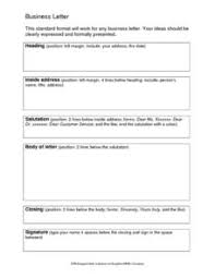 Documentation is needed to account for the annual leave days you have remaining. Business Letter Lesson Plans Worksheets Lesson Planet
