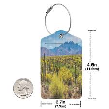 For the past week the foothills palo verde trees (parkinsonia microphylla) have been in bloom, dotting the hill to test this i decided to survey palo verde trees associated with and without saguaro cacti to this is all quite odd considering the palo verde is a well know nurse plant for the saguaro cacti. Durable Luggage Tag Saguaro Cactus Decor Collection Blooming Palo Verdes And Saguaros At Four Peaks Foothills