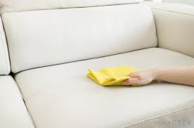 Dampen the stain with warm water and apply baking soda to the area, enough to cover the stain about 1/4 inch (1/2 cm) thick. How Can I Get Rid Of Vomit Smell With Pictures