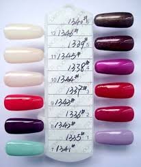 Gelish Color Chart 2 Nail Polish Gelish Nails Nails