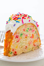 If you'd like to make a dessert that's eons above the same old same old pies or puddings, think cake — and take a look at these designs for some great ideas on how to decorate it. Homemade Funfetti Bundt Cake From Scratch Averie Cooks