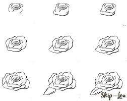 Draw a second vertical line, parallel to the first. Easy Ways To Draw A Rose Step By Step Novocom Top