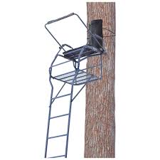 The air up there is very fair. Territory 18 Jumbo Ladder Tree Stand 657514 Ladder Tree Stands At Sportsman S Guide