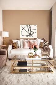 Glam Living Room Gold Accents With Leopard Print And Pops Of Pink Glam Living Room Home Decor Bedroom Living Room Inspiration