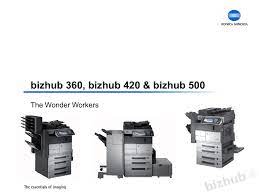 The operating system should automatically install the appropriate driver konica minolta bizhub 500 1.00 to your. Bizhub 360 Bizhub 420 Bizhub 500 Manualzz