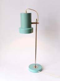 Mid Century Modern Desk Lamp Vintage Blue Table Lamp Retro Desk Lamp Modernist Accent Lamp Chrome In 2020 Modern Desk Lamp Mid Century Modern Desk Lamp Retro Table Lamps