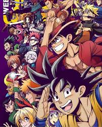 Shonen Jump Animes Imma Name The Characters I Know Goku Dbz Luffy One Piece Ichigo Bleach Chitoge Idek What A All Anime Characters Anime Anime Crossover