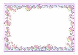 Bubbles Themed A4 Page Borders Sb4873 Sparklebox Page Borders Page Borders Design Preschool Christmas Crafts
