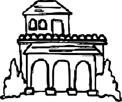 Nice Ancient Roman Houses Coloring Page Ancient Roman Houses Roman House House Colouring Pages