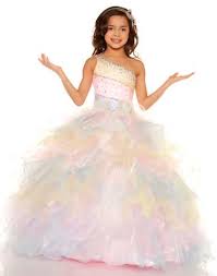 Check Out The Deal On Sugar By Mac Duggal Girls Multi Pastel Pageant Dress 81679s At French Novelt Girls Pageant Dresses Pagent Dresses For Kids Pagent Dresses