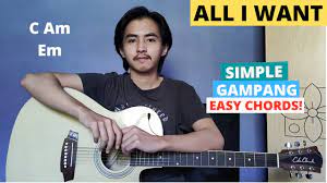 Chord Simple Gampang All I Want Olivia Rodrigo Tutorial Gitar Easy Chords Youtube