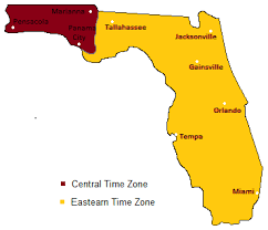 Florida Time Zones Timebie