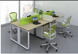 China 4 Person Melamine Staff Desk Particle Office Table Office Office Desk Office Workstations Office Table