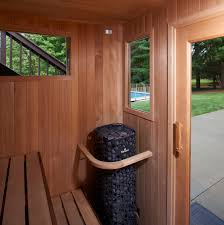 Outdoor Sauna By Pool In 2020 Outdoor Sauna Sauna Design Backyard