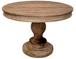 Shop for wood pedestal tables at crate and barrel. Hermosa Round Dining Table Round Pedestal Dining Round Wood Dining Table Rustic Round Dining Table