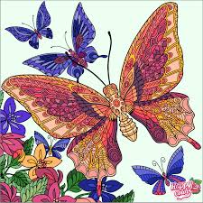 Pin By Agless On Happy Color App Colorful Art Paper Butterflies Art Quilts