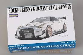 This year at sema the nissan r35 was one of the most prolific cars on display. Rocket Bunny Nissan Gtr R35 Detail Up Sets Hobby Design Car Model Kit Com