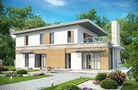 Una casa a orillas del mar con aspecto mediterráneo con grandes ventanales y amplias terrazas para aprovechar las vistas. Fachada De Casa Moderna Con Oficina Planos De Casas Fachadas De Casas Modernas Plano De Casa Moderna