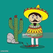Jetzt die vektorgrafik mariachikaktus herunterladen. Cactus And Sombrero Cartoon Clipart Image