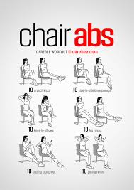 100 Office Workouts Chair Exercises For Abs Easy Yoga Workouts Quick Workout