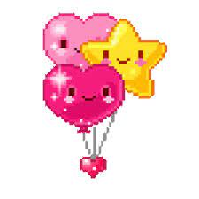 Kawaii Love Heart Gravador De Tela Tutorial De Animacao 8bit Art