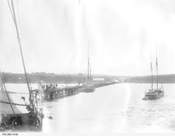 The condition of the jetty and materials handling equipment was deteriorating and viterra required an assessment of the port facilities in order to determine its useful life. Small Craft At Ardrossan Jetty Photograph State Library Of South Australia