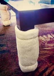 Diy Baby Bumper For Coffee Table Fold Towels To Height And Tie With Twine Baby Bumper Diy Baby Stuff Baby Proofing