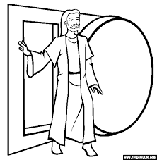 Coloring page jesus has risen best the resurrection jesus. Resurrection Coloring Page Free Resurrection Online Coloring