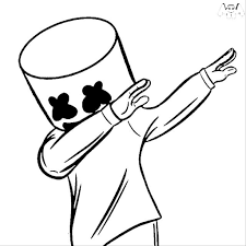 Dab Marshmello Marshmellomusic Edmmusic Myediting Easy Drawings Joker Iphone Wallpaper Pencil Art Drawings