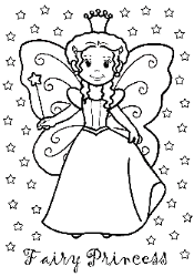 Fairies coloring pages help your child color an enchanting and delicate fairy. Free Coloring Pages