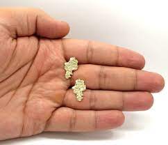 Get the highest quality at better prices and buy direct from the source at hiphopbling. Buy 10k Yellow Gold Diamond Cut Medium Nugget Earrings Online At So Icy Jewelry