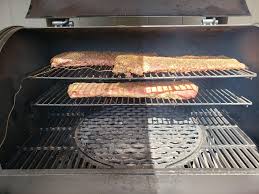 Grill à granules oklahoma joe's rider dlx. 3 Racks Of Ribs On The Oklahoma Joe Rider Dlx For Fight Night Came Out Great Sorry No Pics Of Final Product Went Too Quick Pelletgrills