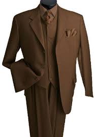 Shop for men's suits online at josbank.com. Men S 3 Piece Vested 3 Buttons Brown