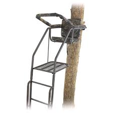 Share this post on social media: Guide Gear 20 Jumbo Ladder Stand 158468 Ladder Tree Stands At Sportsman S Guide