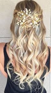 Coiffures Longues Pour Un Bal Coiffures Longues Lockige Hochzeitsfrisuren Frisur Lange Haare Locken Frisuren