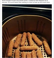 Frozen Mozzarella Cheese Sticks In Air Fryer Air Fryer Dinner Recipes Air Fryer Recipes Easy Air Fryer Recipes Healthy