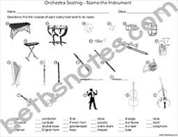 Orchestra Seating Chart Beths Notes
