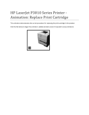 1 new original hp 55x (ce255x) toner cartridge Hp Laserjet Enterprise P3015 Manual