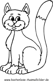 Ausmalbild Grosse Katze Zum Ausdrucken