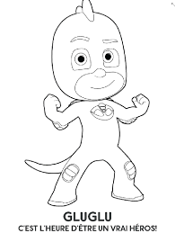 Coloriage pyjamasques a imprimer dessin sur coloriage info. Coloriage Les Pyjamasques Gluglu Momes Net