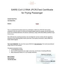 After people are immunised against coronavirus, they could carry an official card or digital certification, possibly on an app, which. Pcr Test With Travel Certificate In Clinic Chelsea Bridge Clinic