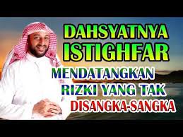 Dahsyatnya Istigfar Mendatangkan Rezeki Tak Disangka Sangka Syekh Ali Jaber Youtube