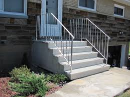 1) is the total horizontal distance covered by the staircase, from the edge of the upper floor (porch or deck) to the edge of the staircase where it rests on the landing. Hampton Concrete Products Precast Concrete Unit Steps7