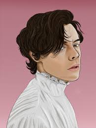 Harry styles cartoon sticker inspired drawing direction easy drawings cute canvas redbubble diy paintings. Cartoon Harry Styles Fan Art