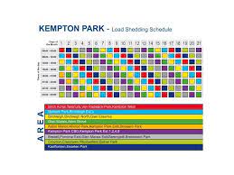 The power utility made the announcement on social media on monday afternoon, a few hours before loadshedding was due to. Kempton S Load Shedding Roster 4 Things You Might Not Have Picked Up Kempton Express