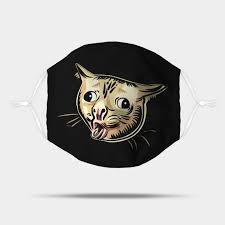 I got a cat from the local shelter and had him for a few months now. Coughing Cat Meme Coughing Cat Mask Teepublic Uk