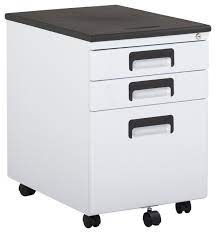 5 casters with locking mechanism. Offex 3 Drawer Metal Rolling File Cabinet With Locking Drawers Contemporary Filing Cabinets By Clickhere2shop Houzz