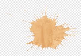 لوحة ألوان مائية بني لون بيج برتقالي ورق جدران للكمبيوتر Png